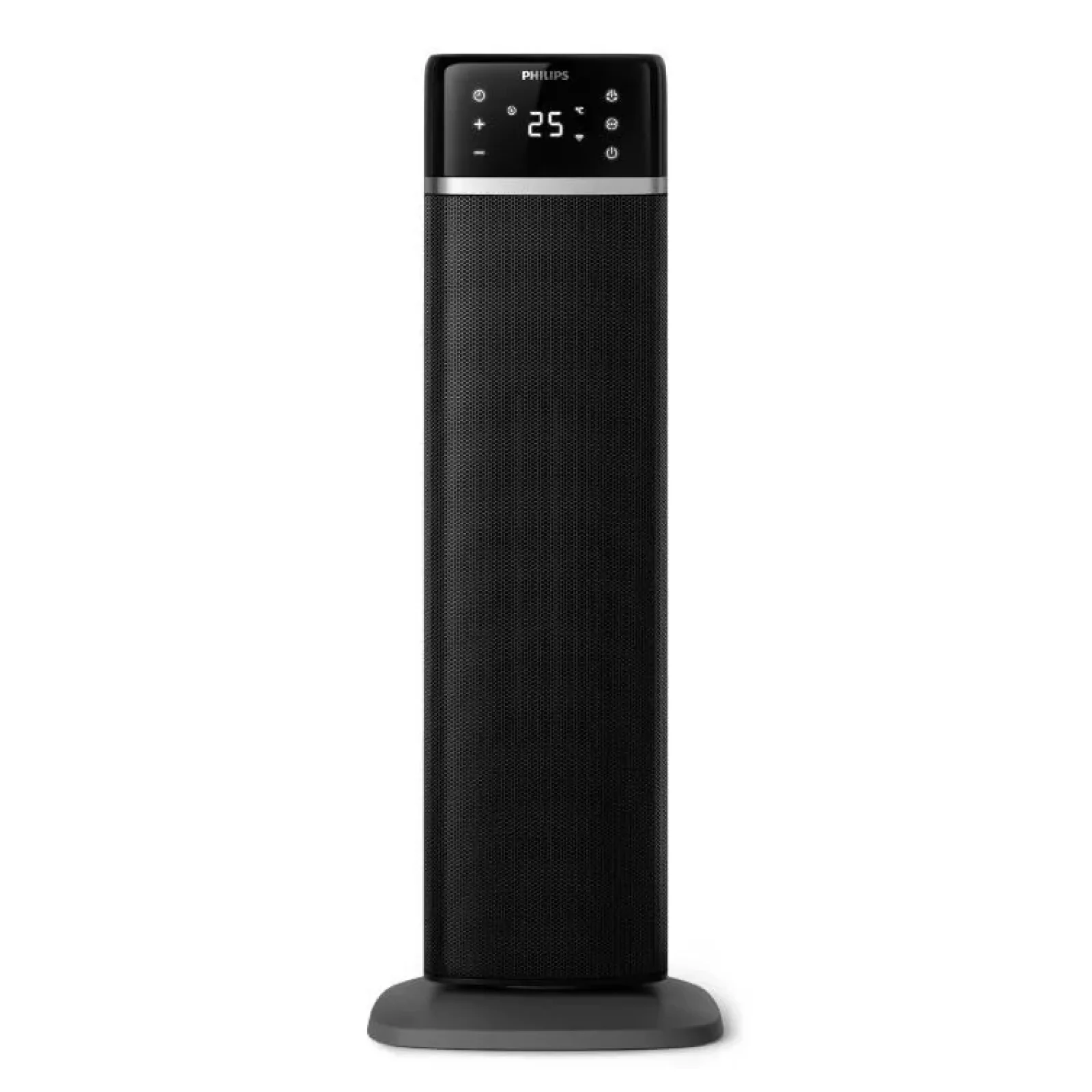Тепловентилятор Philips 5000 Series, 20м2, 2000Вт, електр. упр-ння, 58 х 19.6 х 21.2см, керамічний, дисплей,Wi-Fi, чорний, CX5120/11 UA